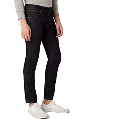 Wrangler Herren Larston Slim Jeans, per Pack Blau (Dark Rinse 90A), W38/L34 (Herstellergröße: 38/34) Wrangler Herren Larston Slim Jeans, per Pack Blau (Dark Rinse 90A), W38/L34 (Herstellergröße: 38/34)