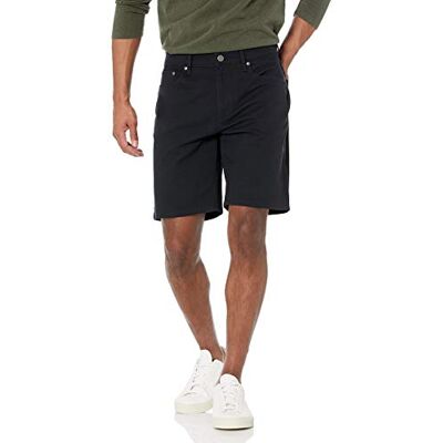 Amazon Essentials Herren Slim-Fit-Stretchshorts Mit 5 Taschen, 22,9cm Beininnenlänge, Schwarz, 30W Amazon Essentials Herren Slim-Fit-Stretchshorts Mit 5 Taschen, 22,9cm Beininnenlänge, Schwarz, 30W