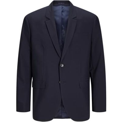 JACK & JONES JACK&JONES Herren JPRBUSHWICK Harry Blazer REG NOOS Anzugjacke, Dark Navy/Fit:Regular FIT, 46 JACK & JONES JACK&JONES Herren JPRBUSHWICK Harry Blazer REG NOOS Anzugjacke, Dark Navy/Fit:Regular FIT, 46