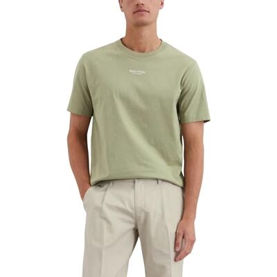 Marc O' Polo Herren T-Shirt aus Bio-Baumwolle Regular Fit, Grün (Summer Sage), XS Marc O' Polo Herren T-Shirt aus Bio-Baumwolle Regular Fit, Grün (Summer Sage), XS