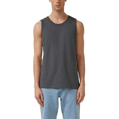 s.Oliver Tanktop mit Flammgarnstruktur und Logo-Print s.Oliver Tanktop mit Flammgarnstruktur und Logo-Print