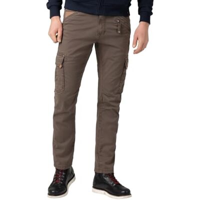 Timezone Herren Cargo Hose Regular ROGERTZ Chino Denim Mid Waist Regular Fit, Größe:33W / 34L, Farbe:T2 60035.3405-25-9885 Earth Grey wash Timezone Herren Cargo Hose Regular ROGERTZ Chino Denim Mid Waist Regular Fit, Größe:33W / 34L, Farbe:T2 60035.3405-25-9885 Earth Grey wash