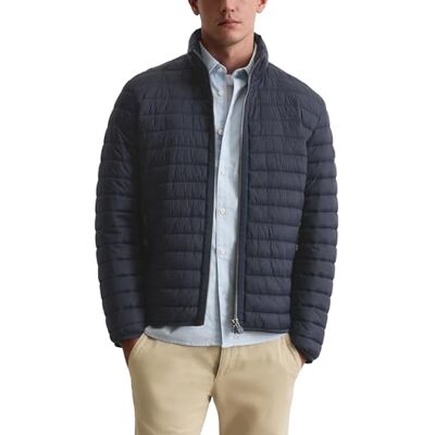 Marc O' Polo Herren Steppjacke mit Stehkragen leicht, Blau (Dark Navy), XS Marc O' Polo Herren Steppjacke mit Stehkragen leicht, Blau (Dark Navy), XS