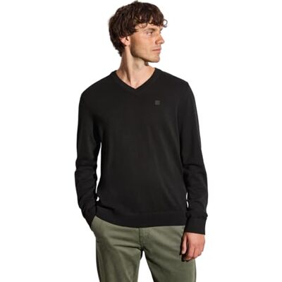 Street One MEN Basic V-Neck Strickpullover Black XL Street One MEN Basic V-Neck Strickpullover Black XL
