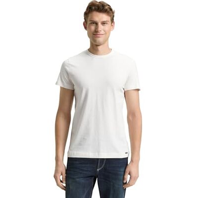 TOM TAILOR Basic Fitted T-Shirt TOM TAILOR Basic Fitted T-Shirt