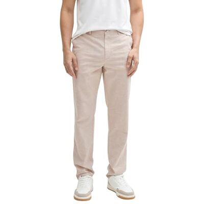TOM TAILOR Chino Hose mit Leinenanteil, Sapphire Blue Chambray, 31/32 TOM TAILOR Chino Hose mit Leinenanteil, Sapphire Blue Chambray, 31/32