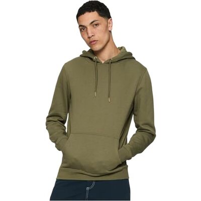 Urban Classics Herren Kapuzenpullover Basic Sweat Hoody TB1592, Gr. XX-Large, Grün (Olive 176) Urban Classics Herren Kapuzenpullover Basic Sweat Hoody TB1592, Gr. XX-Large, Grün (Olive 176)