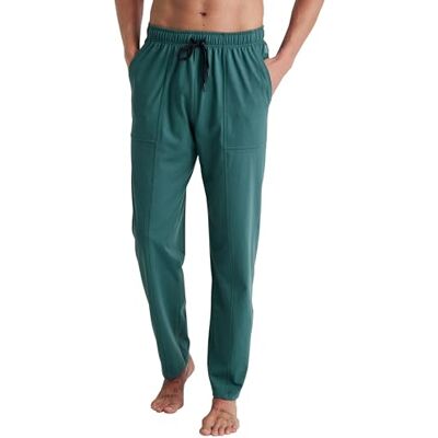 CALIDA RMX Sleep Hose Herren, Biobaumwolle, atmungsaktiv, feuchtigkeitsregulierend, sportlicher Look Philo Green 50 CALIDA RMX Sleep Hose Herren, Biobaumwolle, atmungsaktiv, feuchtigkeitsregulierend, sportlicher Look Philo Green 50