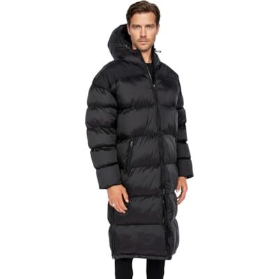 Schott NYC Unisex 2190max Daunenjacke, schwarz / schwarz, XS Schott NYC Unisex 2190max Daunenjacke, schwarz / schwarz, XS