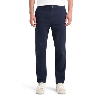 Scotch & Soda Men's Core-Drift-Cotton-Blend Twill Chino Pants, Night, 29 W/32 L Scotch & Soda Men's Core-Drift-Cotton-Blend Twill Chino Pants, Night, 29 W/32 L