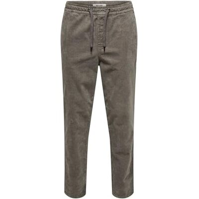 Only & Sons Herren Sweatpant ONSLINUS TAP Corduroy 0185 Pant Tapered Fit S-XXL, Größe:XXL, Farbe:22029790 Falcon Only & Sons Herren Sweatpant ONSLINUS TAP Corduroy 0185 Pant Tapered Fit S-XXL, Größe:XXL, Farbe:22029790 Falcon