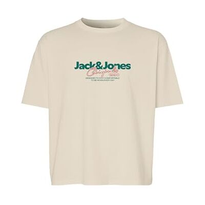 JACK & JONES Jorcassis Tee Ss Crew Neck FST Pls Plus Size JACK & JONES Jorcassis Tee Ss Crew Neck FST Pls Plus Size