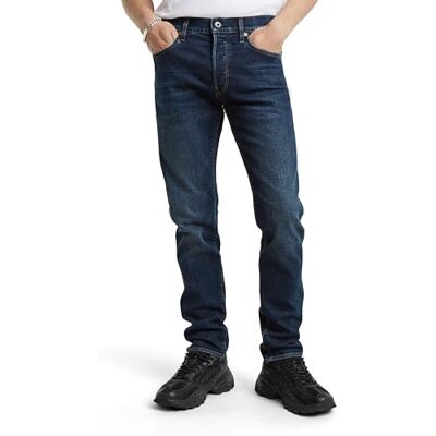 G-STAR Herren 3301 Slim Jeans, Blau (Worn in Dusk Blue 51001-C052-B843), 40W / 36L G-STAR Herren 3301 Slim Jeans, Blau (Worn in Dusk Blue 51001-C052-B843), 40W / 36L