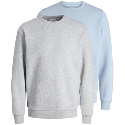 JACK & JONES Jjebradley Sweat Crew 2Pk Mp JACK & JONES Jjebradley Sweat Crew 2Pk Mp