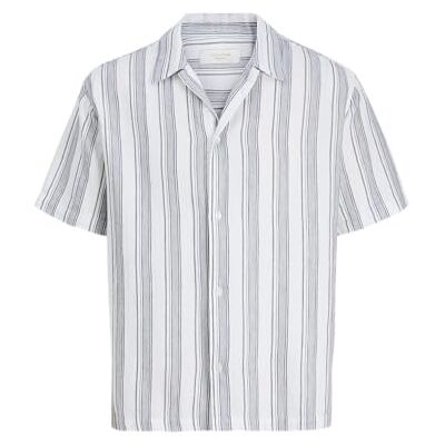 JACK & JONES Jornantucket Double Cloth Shirt Ss Ea26 JACK & JONES Jornantucket Double Cloth Shirt Ss Ea26