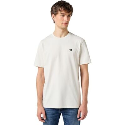 Wrangler Herren Sign Off Tee T-Shirt, Vintage White, M EU Wrangler Herren Sign Off Tee T-Shirt, Vintage White, M EU