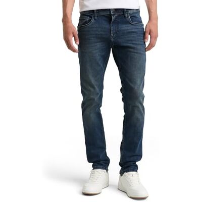 TOM TAILOR Denim TTPiers Slim Fit Jeans, Black Denim, 34/34 TOM TAILOR Denim TTPiers Slim Fit Jeans, Black Denim, 34/34