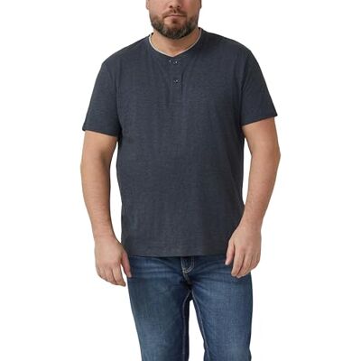 s.Oliver Weiches Henley-Shirt aus Melange-Jersey s.Oliver Weiches Henley-Shirt aus Melange-Jersey