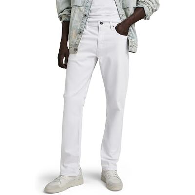 G-STAR RAW Herren Mosa Straight Jeans, Weiß (Paper White gd D23692-D552-G547), 30W / 32L G-STAR RAW Herren Mosa Straight Jeans, Weiß (Paper White gd D23692-D552-G547), 30W / 32L