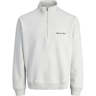JACK & JONES Male Sweatshirt mit halbem Reißverschluss Sweatshirt mit halbem Reißverschluss JACK & JONES Male Sweatshirt mit halbem Reißverschluss Sweatshirt mit halbem Reißverschluss