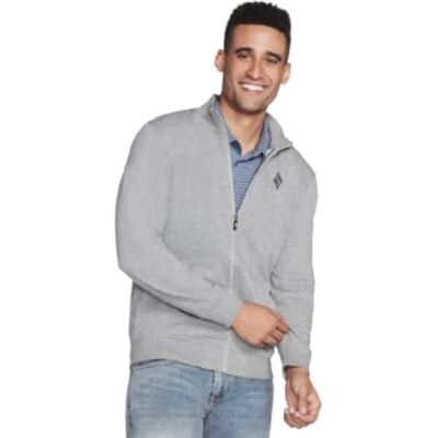 Skechers Herren The Hoodless Gowalk Eve Fleecejacke, Navy, XL Skechers Herren The Hoodless Gowalk Eve Fleecejacke, Navy, XL