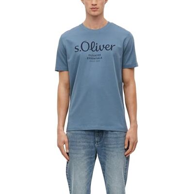 s.Oliver Baumwoll-T-Shirt mit Logo-Print s.Oliver Baumwoll-T-Shirt mit Logo-Print