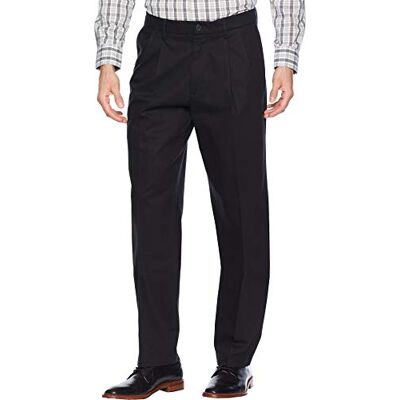 Dockers Herren Signature Khaki Slim Fit Pants Refined Chinos, Black, 36W / 36L Dockers Herren Signature Khaki Slim Fit Pants Refined Chinos, Black, 36W / 36L