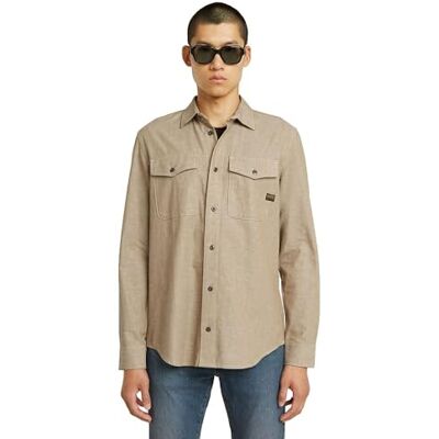 G-STAR Herren Marine Slim Hemd, Mehrfarben (toggee/Milk D24963-D914-H051), XXL G-STAR Herren Marine Slim Hemd, Mehrfarben (toggee/Milk D24963-D914-H051), XXL