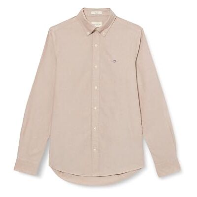 GANT Herren Slim Oxford Shirt Hemd, Warm Khaki,S GANT Herren Slim Oxford Shirt Hemd, Warm Khaki,S