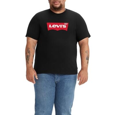 Levi's Herren Big & Tall Graphic Tee T-Shirt, Batwing Srt Mineral Black, 3XL EU Levi's Herren Big & Tall Graphic Tee T-Shirt, Batwing Srt Mineral Black, 3XL EU