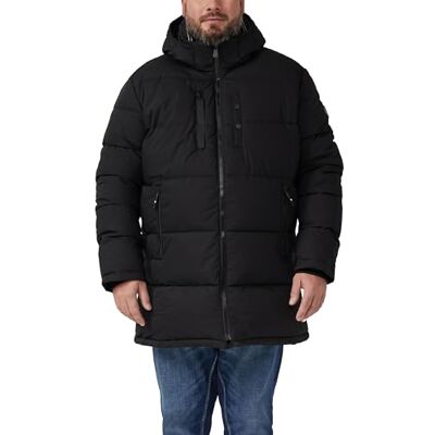 s.Oliver Wasserabweisende Pufferjacke mit abnehmbarer Kapuze und sportiven Details s.Oliver Wasserabweisende Pufferjacke mit abnehmbarer Kapuze und sportiven Details