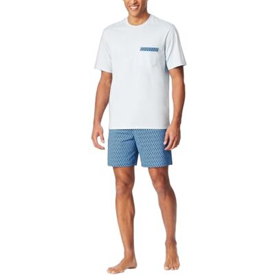 Schiesser Herren Schlafanzug kurz Rundhals Nightwear Set Schiesser Herren Schlafanzug kurz Rundhals Nightwear Set
