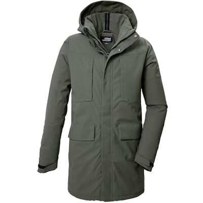 Killtec Herren Funktionsparka/Parka mit abzippbarer Kapuze KOW 80 MN PRK, oliv, M, 41848-000 Killtec Herren Funktionsparka/Parka mit abzippbarer Kapuze KOW 80 MN PRK, oliv, M, 41848-000