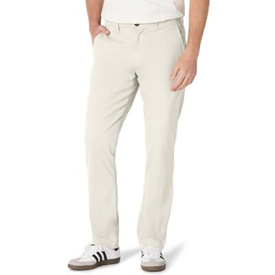 Amazon Essentials Men's Athletic-Fit Broken-in Chino Pant Pants, -Stone, 35W x 32L Amazon Essentials Men's Athletic-Fit Broken-in Chino Pant Pants, -Stone, 35W x 32L