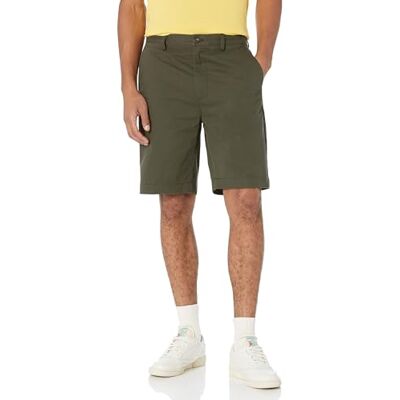 Amazon Essentials Herren Classic-Fit-Chino-Shorts, 23cm, Dunkles Olivgrün, 36W Amazon Essentials Herren Classic-Fit-Chino-Shorts, 23cm, Dunkles Olivgrün, 36W