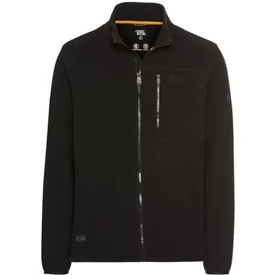 camel active Herren Fleecejacke mit Brusttasche Schwarz, Menswear-L camel active Herren Fleecejacke mit Brusttasche Schwarz, Menswear-L