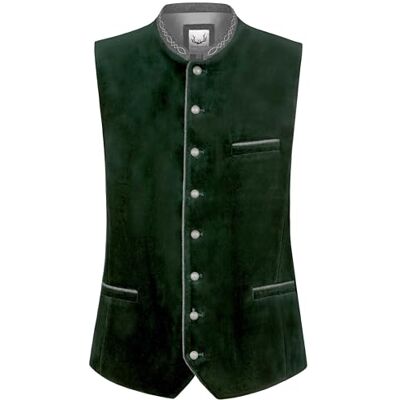 Bergfeuer Stockerpoint Herren Trachtenweste Lorenzo I Größen 46-64 I Traditionelle & hochwertige Weste mit verstellbarem Riegel I Perfekt für Trachten & Festlichkeiten Bergfeuer Stockerpoint Herren Trachtenweste Lorenzo I Größen 46-64 I Traditionelle & hochwertige Weste mit verstellbarem Riegel I Perfekt für Trachten & Festlichkeiten