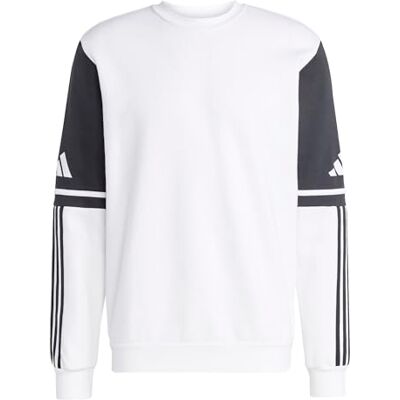 Adidas Herren Squadra25 Sweat Crew Sweatshirt, White, S Tall Adidas Herren Squadra25 Sweat Crew Sweatshirt, White, S Tall
