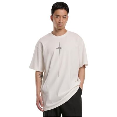 MERCHCODE Men's MP0006978-Think Different Heavy Oversized Tee T-Shirt, Ready for dye, XS MERCHCODE Men's MP0006978-Think Different Heavy Oversized Tee T-Shirt, Ready for dye, XS