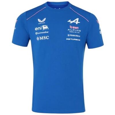 Castore Alpine F1 Team Offizielle 2026 Merchandise Team-Kit Kurzarm T-Shirt Jersey Blau Rosa Castore Alpine F1 Team Offizielle 2026 Merchandise Team-Kit Kurzarm T-Shirt Jersey Blau Rosa