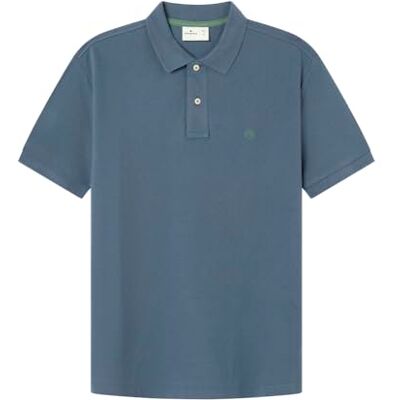 Springfield Herren 5ic-Polo Bas Reg T9 V Poloshirt, Rauchblau, S Springfield Herren 5ic-Polo Bas Reg T9 V Poloshirt, Rauchblau, S
