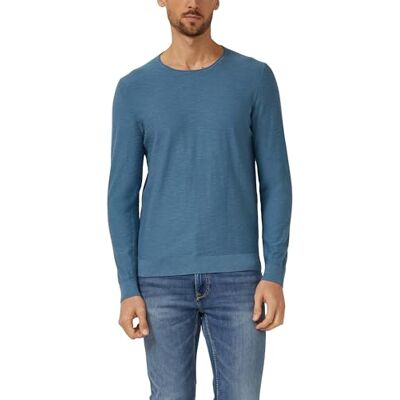 s.Oliver Strickpullover mit Flammgarnstruktur und Rollkante s.Oliver Strickpullover mit Flammgarnstruktur und Rollkante