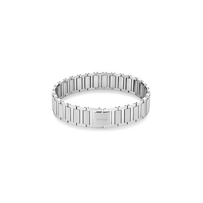 Calvin Kein Klein Gliederarmband für Herren Kollektion STRUCTURED LINKS aus Edelstahl Erhältlich aus Grün oder Silber Calvin Kein Klein Gliederarmband für Herren Kollektion STRUCTURED LINKS aus Edelstahl Erhältlich aus Grün oder Silber