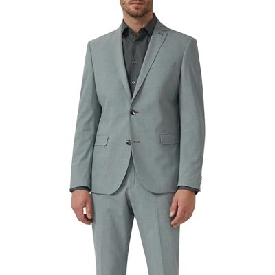 s.Oliver BLACK LABEL Herren 2140779 Business-Anzug Jacke, Salbeigrün, 106 EU s.Oliver BLACK LABEL Herren 2140779 Business-Anzug Jacke, Salbeigrün, 106 EU