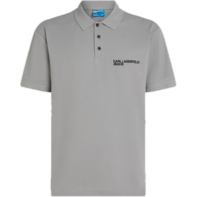 KARL LAGERFELD JEANS Regular Pique Polo, Monument, L KARL LAGERFELD JEANS Regular Pique Polo, Monument, L