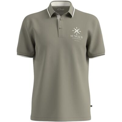 s.Oliver Herren Polo-Shirt aus Baumwoll-Piqué – Regular Fit, strukturiert, mit Frontprint und Polokragen s.Oliver Herren Polo-Shirt aus Baumwoll-Piqué – Regular Fit, strukturiert, mit Frontprint und Polokragen