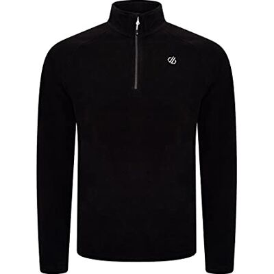 Dare 2b Herren Freethink II Half Length Inner Zip Chin Guard Fleece, Schwarz, XXXL Dare 2b Herren Freethink II Half Length Inner Zip Chin Guard Fleece, Schwarz, XXXL