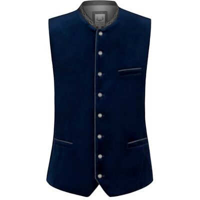 Stockerpoint Herren Trachtenweste Lorenzo I Größen 46-64 I Traditionelle & hochwertige Weste mit verstellbarem Riegel I Perfekt für Trachten & Festlichkeiten Stockerpoint Herren Trachtenweste Lorenzo I Größen 46-64 I Traditionelle & hochwertige Weste mit verstellbarem Riegel I Perfekt für Trachten & Festlichkeiten