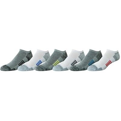Amazon Essentials Herren Leistungssocken Aus Baumwolle, Gepolstert, Für Herren, Atmungsaktiv, Sportlich, 6 Paar, Grau/Weiß, 46-48 Amazon Essentials Herren Leistungssocken Aus Baumwolle, Gepolstert, Für Herren, Atmungsaktiv, Sportlich, 6 Paar, Grau/Weiß, 46-48