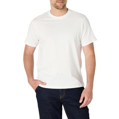 Amazon Essentials Herren T-Shirt mit lockerer Passform, Weiß, XS Amazon Essentials Herren T-Shirt mit lockerer Passform, Weiß, XS